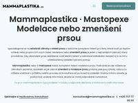 Mammaplastika - Zmenšení prsou, modelace prsou