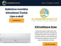 Klimaprovas.cz - Prodej, montáž, servis klimatizací